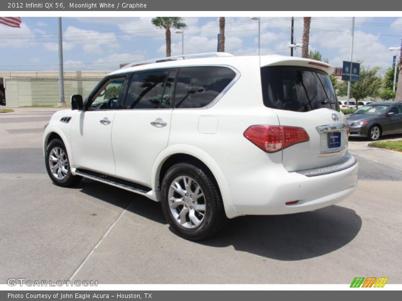 Moonlight White / Graphite 2012 Infiniti QX 56
