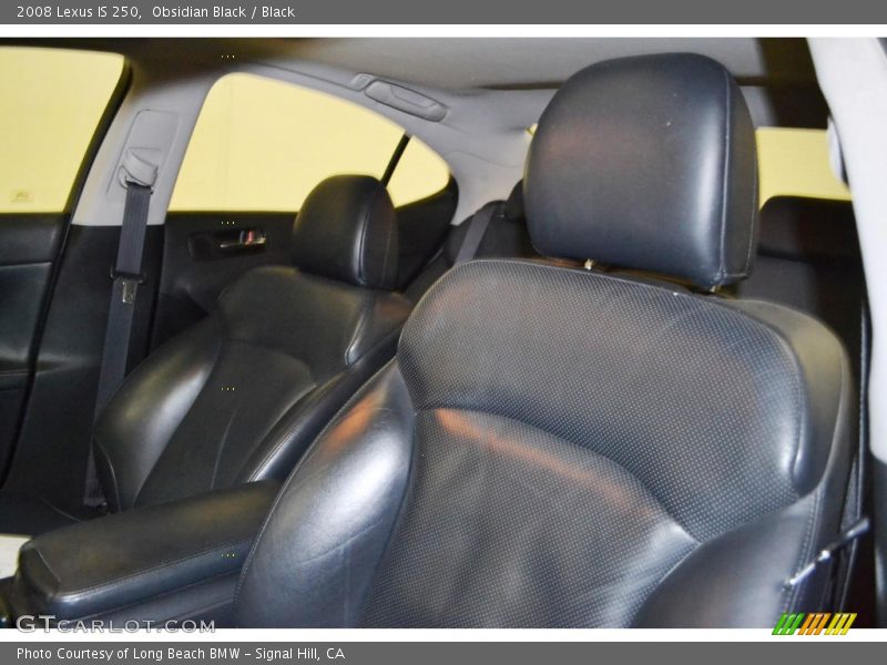 Obsidian Black / Black 2008 Lexus IS 250