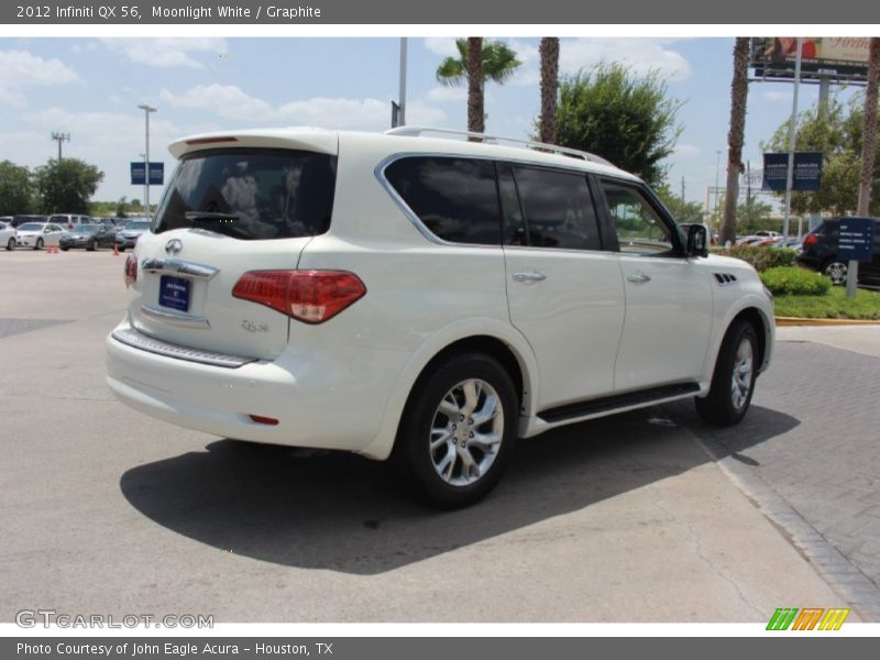 Moonlight White / Graphite 2012 Infiniti QX 56
