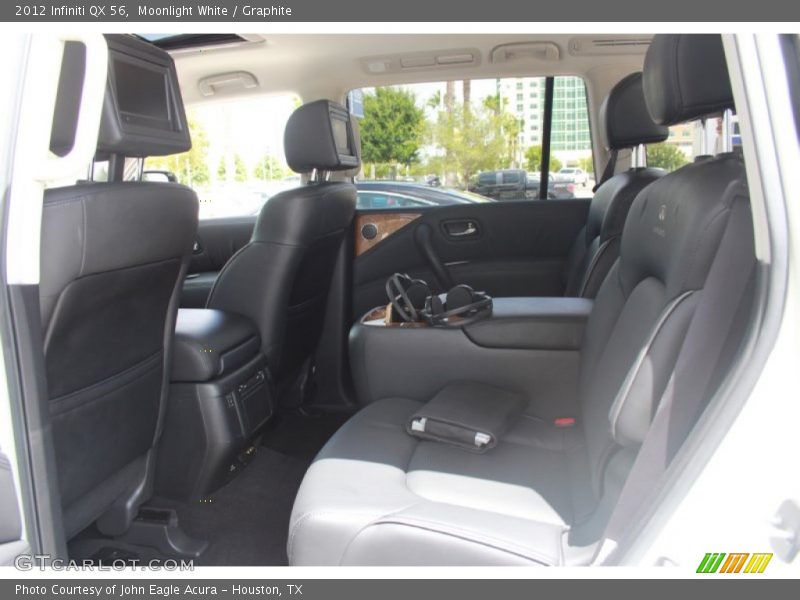 Moonlight White / Graphite 2012 Infiniti QX 56