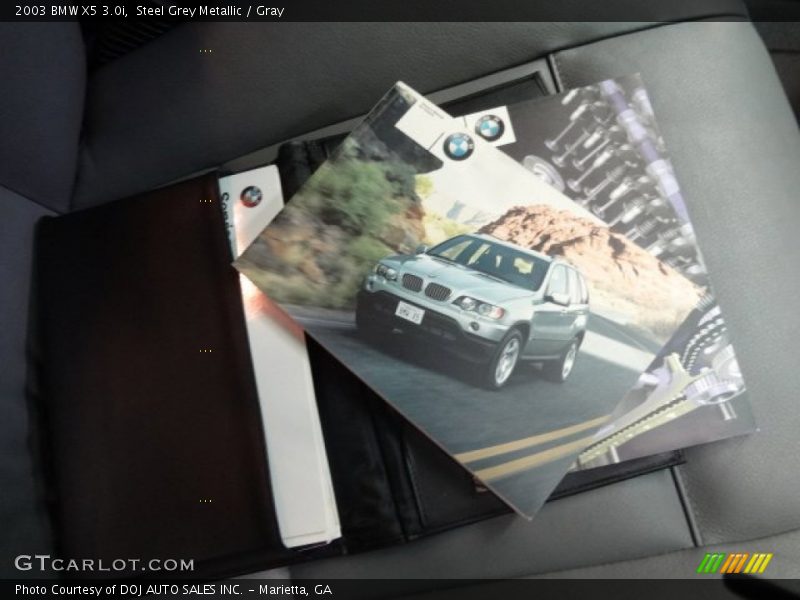 Steel Grey Metallic / Gray 2003 BMW X5 3.0i