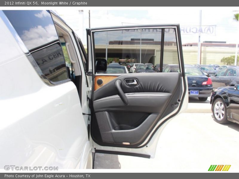Moonlight White / Graphite 2012 Infiniti QX 56