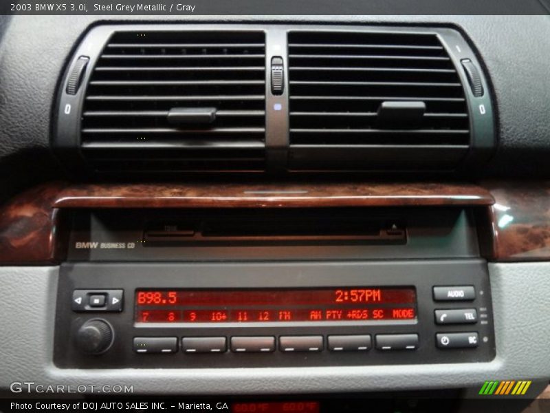 Steel Grey Metallic / Gray 2003 BMW X5 3.0i