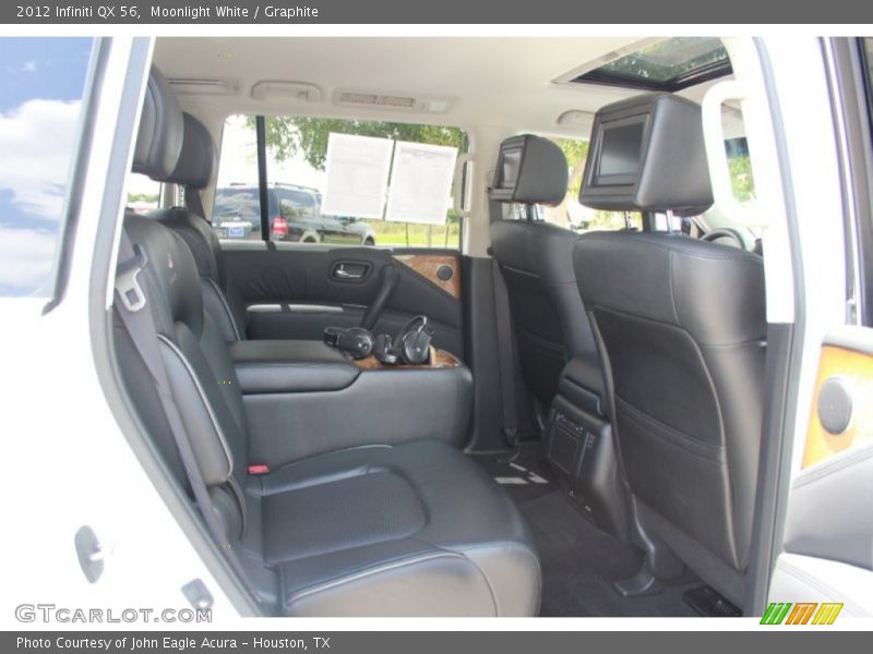 Moonlight White / Graphite 2012 Infiniti QX 56
