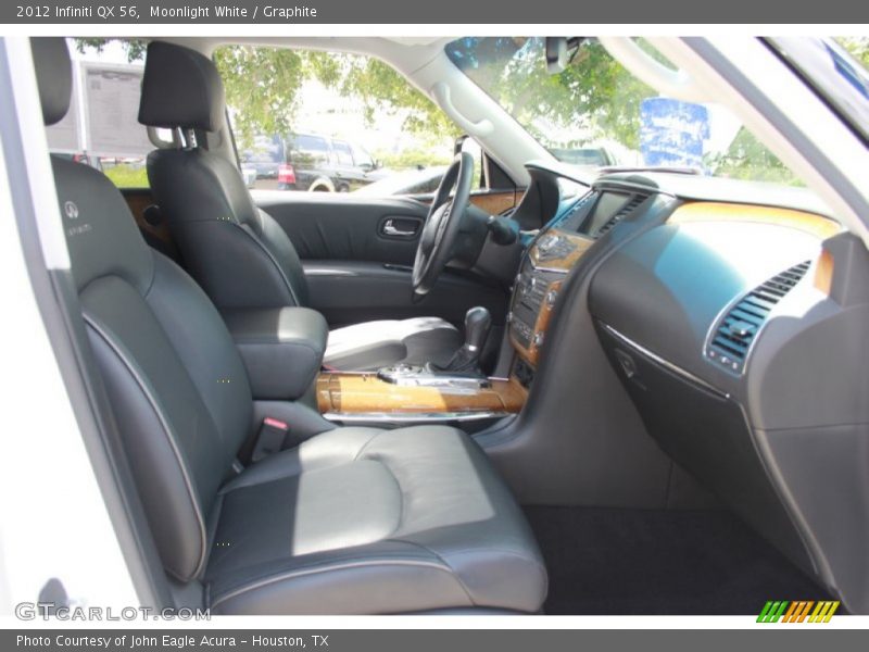 Moonlight White / Graphite 2012 Infiniti QX 56