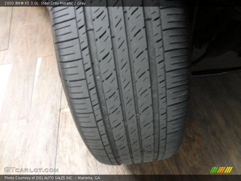 Steel Grey Metallic / Gray 2003 BMW X5 3.0i