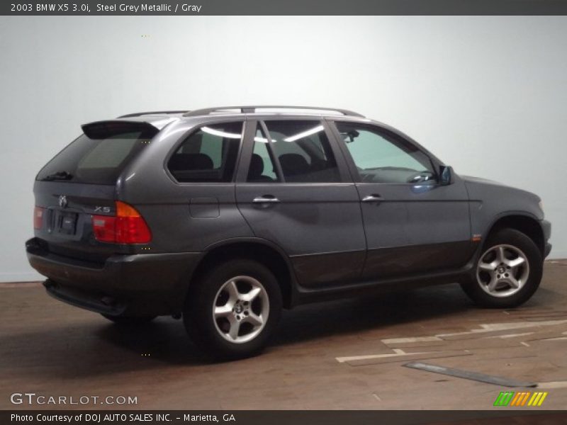Steel Grey Metallic / Gray 2003 BMW X5 3.0i