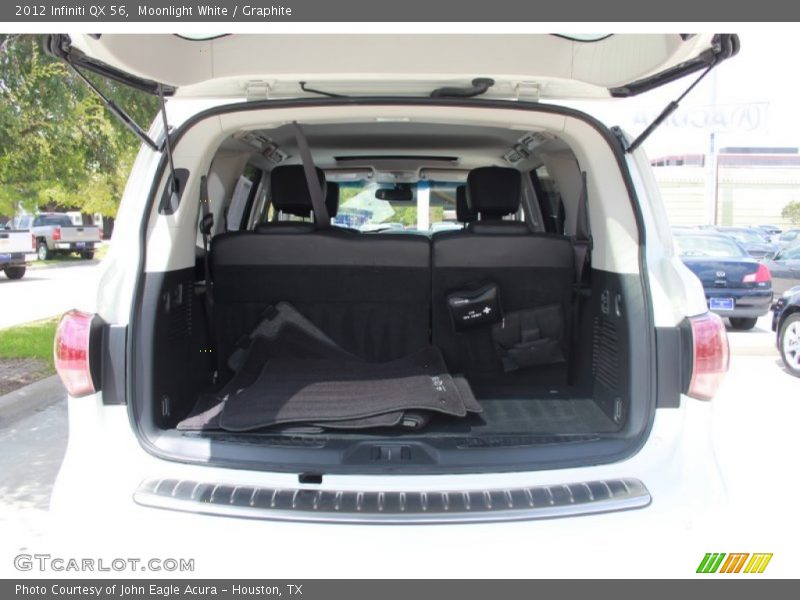 Moonlight White / Graphite 2012 Infiniti QX 56