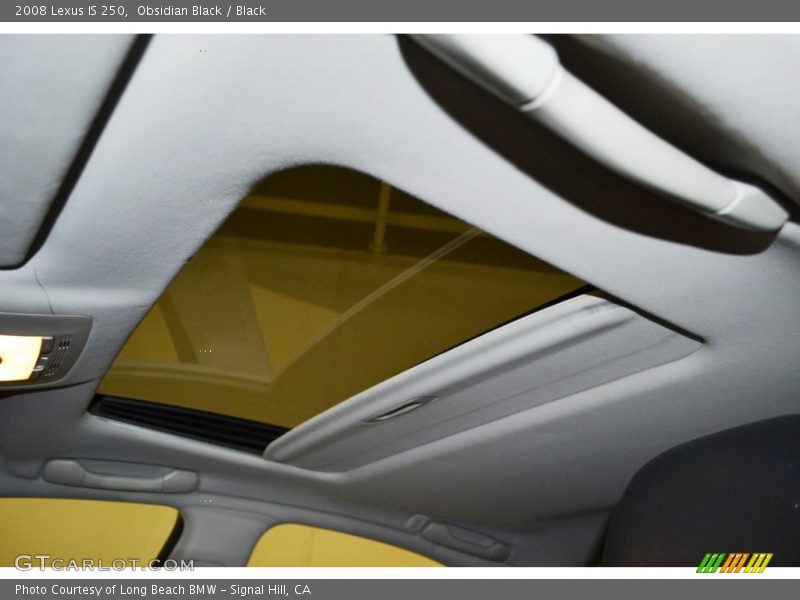 Obsidian Black / Black 2008 Lexus IS 250