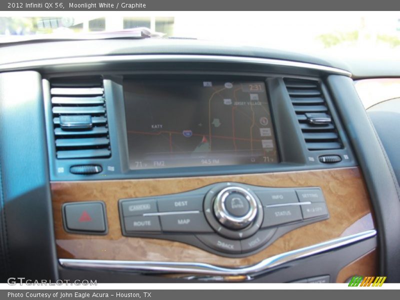 Moonlight White / Graphite 2012 Infiniti QX 56