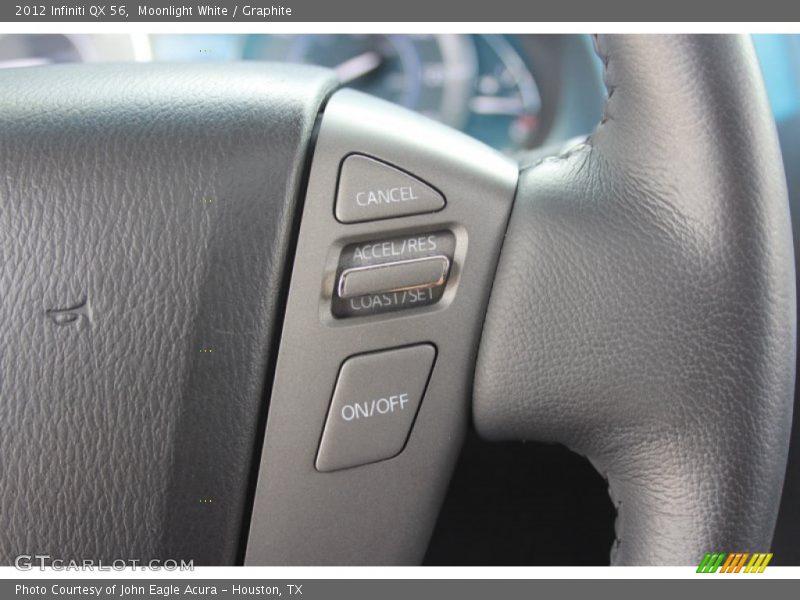Moonlight White / Graphite 2012 Infiniti QX 56