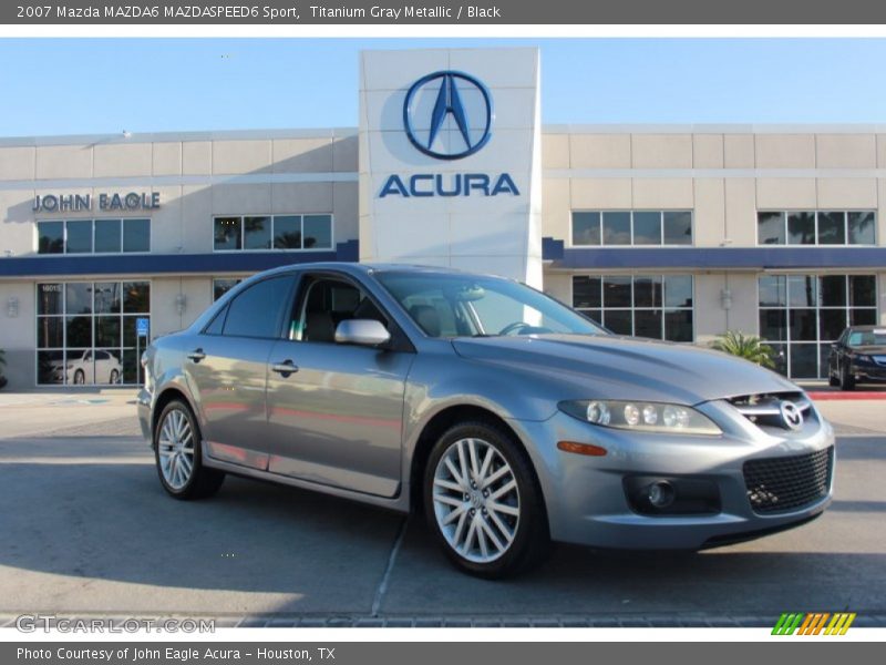Titanium Gray Metallic / Black 2007 Mazda MAZDA6 MAZDASPEED6 Sport