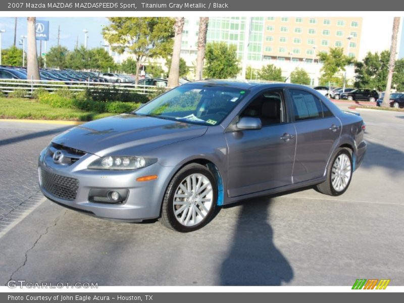 Titanium Gray Metallic / Black 2007 Mazda MAZDA6 MAZDASPEED6 Sport