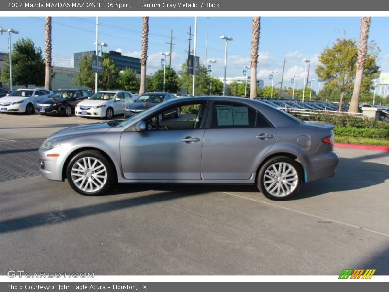 Titanium Gray Metallic / Black 2007 Mazda MAZDA6 MAZDASPEED6 Sport