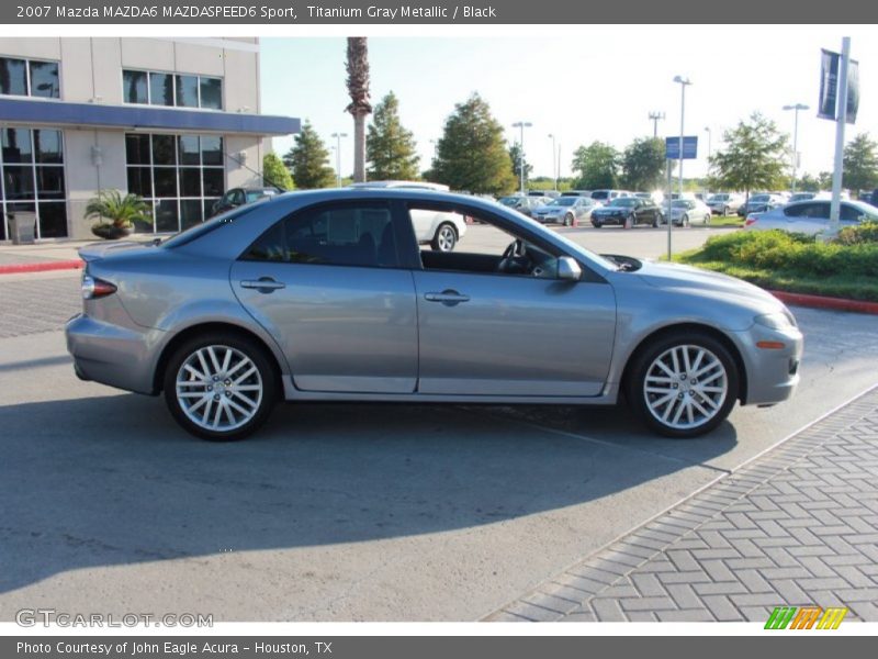 Titanium Gray Metallic / Black 2007 Mazda MAZDA6 MAZDASPEED6 Sport