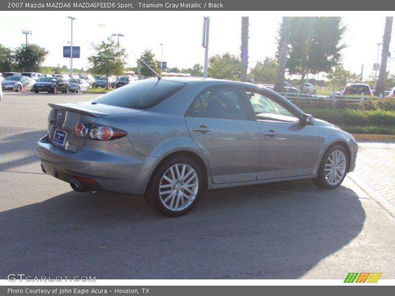 Titanium Gray Metallic / Black 2007 Mazda MAZDA6 MAZDASPEED6 Sport