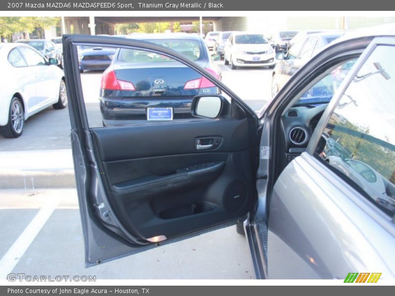 Titanium Gray Metallic / Black 2007 Mazda MAZDA6 MAZDASPEED6 Sport