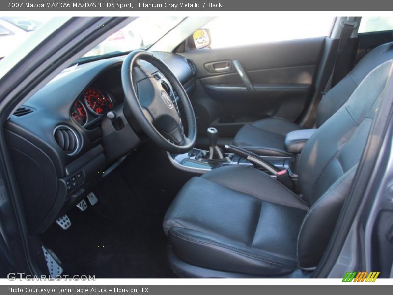 Titanium Gray Metallic / Black 2007 Mazda MAZDA6 MAZDASPEED6 Sport
