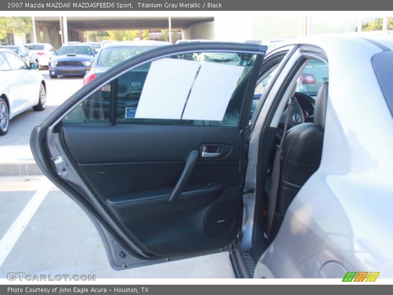 Titanium Gray Metallic / Black 2007 Mazda MAZDA6 MAZDASPEED6 Sport
