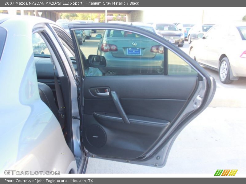 Titanium Gray Metallic / Black 2007 Mazda MAZDA6 MAZDASPEED6 Sport