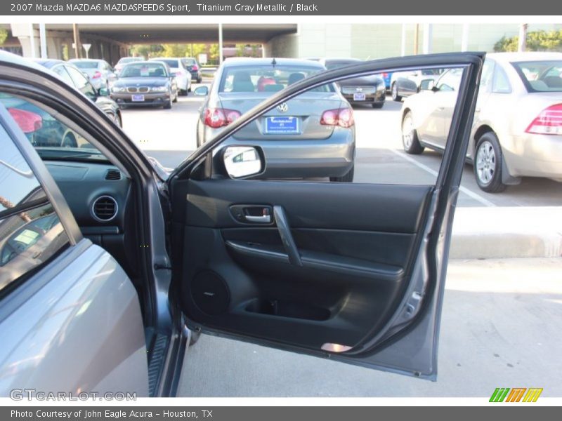 Titanium Gray Metallic / Black 2007 Mazda MAZDA6 MAZDASPEED6 Sport
