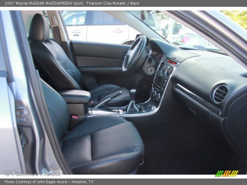Titanium Gray Metallic / Black 2007 Mazda MAZDA6 MAZDASPEED6 Sport