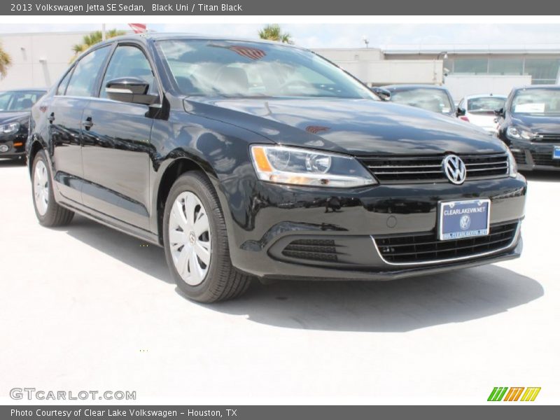 Black Uni / Titan Black 2013 Volkswagen Jetta SE Sedan