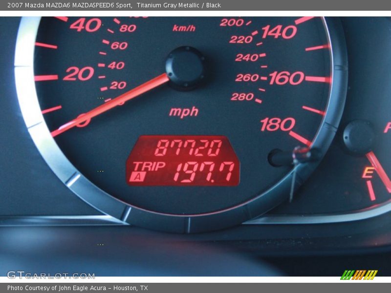 Titanium Gray Metallic / Black 2007 Mazda MAZDA6 MAZDASPEED6 Sport