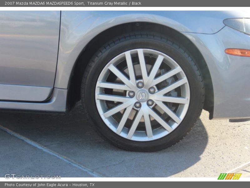 Titanium Gray Metallic / Black 2007 Mazda MAZDA6 MAZDASPEED6 Sport