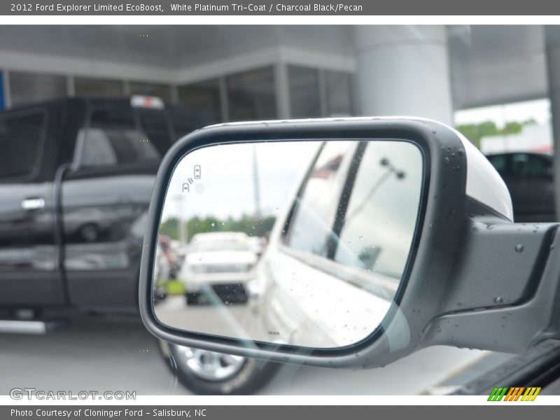 White Platinum Tri-Coat / Charcoal Black/Pecan 2012 Ford Explorer Limited EcoBoost
