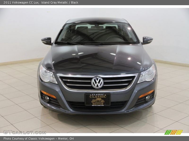 Island Gray Metallic / Black 2011 Volkswagen CC Lux
