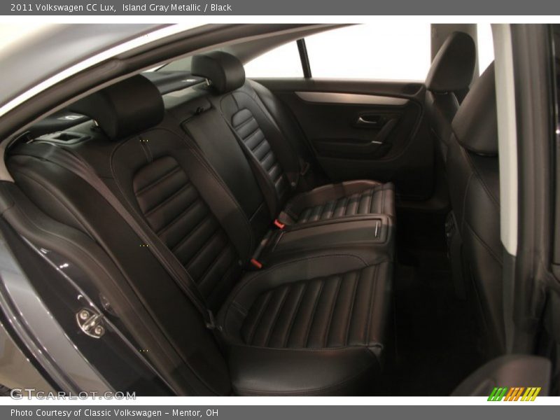 Island Gray Metallic / Black 2011 Volkswagen CC Lux