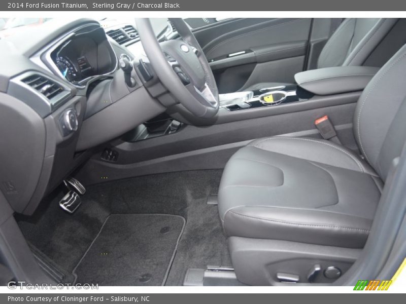 Front Seat of 2014 Fusion Titanium