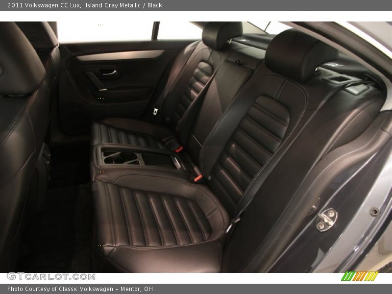 Island Gray Metallic / Black 2011 Volkswagen CC Lux