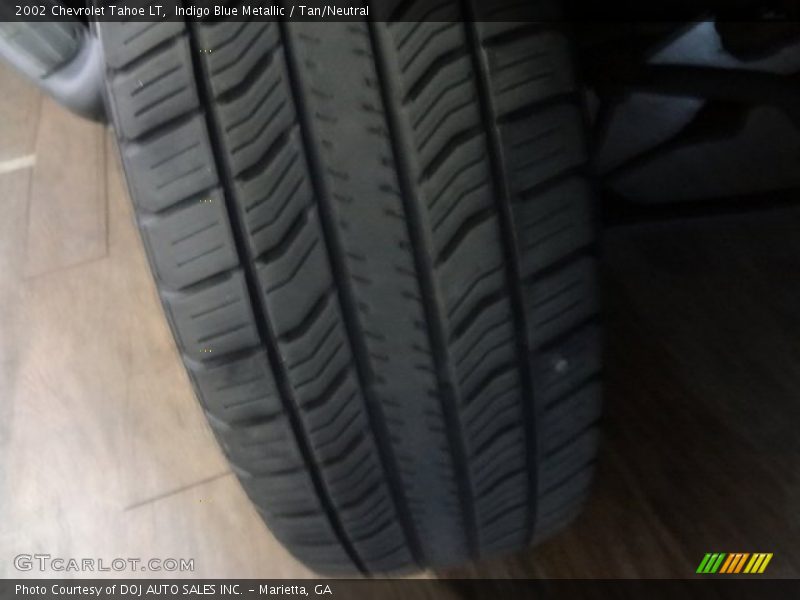 Indigo Blue Metallic / Tan/Neutral 2002 Chevrolet Tahoe LT