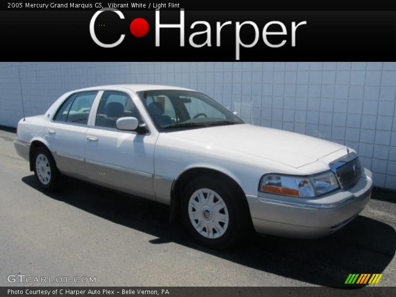 Vibrant White / Light Flint 2005 Mercury Grand Marquis GS