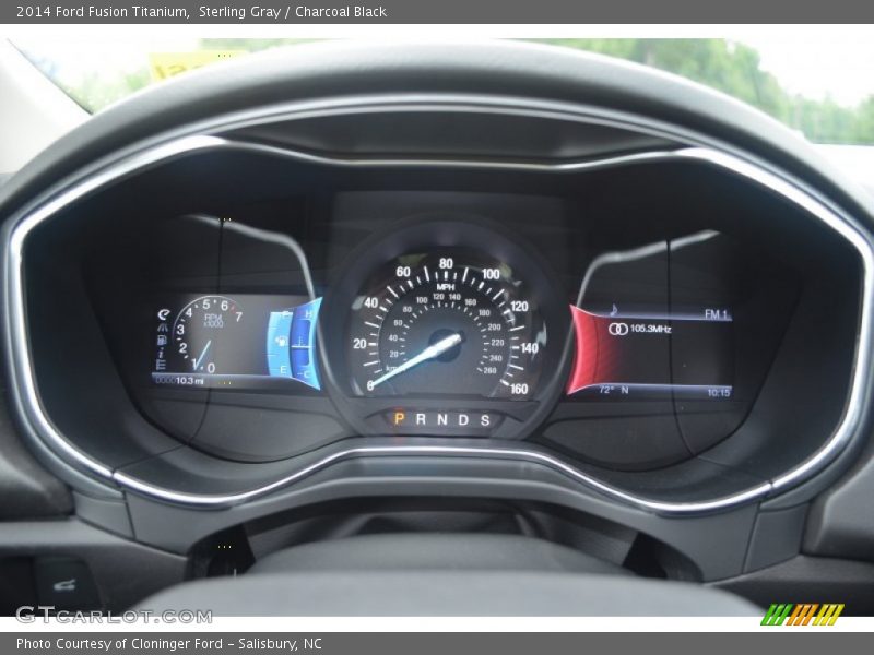  2014 Fusion Titanium Titanium Gauges