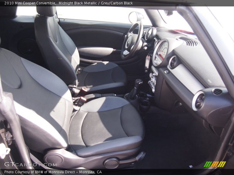 Midnight Black Metallic / Grey/Carbon Black 2010 Mini Cooper Convertible