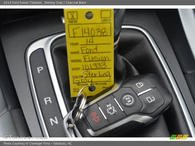 Keys of 2014 Fusion Titanium