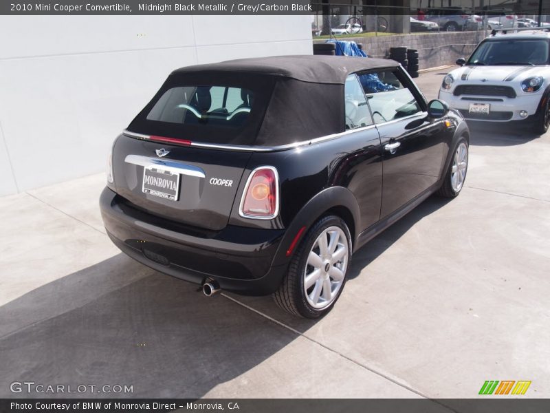 Midnight Black Metallic / Grey/Carbon Black 2010 Mini Cooper Convertible