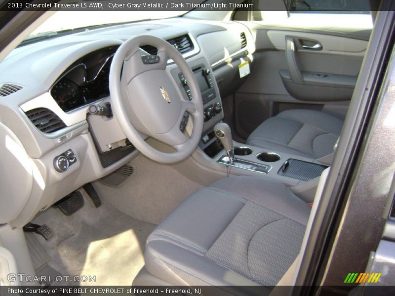 Cyber Gray Metallic / Dark Titanium/Light Titanium 2013 Chevrolet Traverse LS AWD