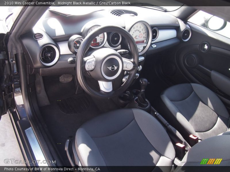 Midnight Black Metallic / Grey/Carbon Black 2010 Mini Cooper Convertible