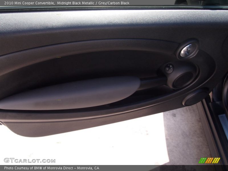 Midnight Black Metallic / Grey/Carbon Black 2010 Mini Cooper Convertible