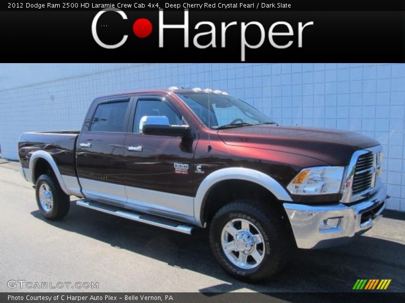 Deep Cherry Red Crystal Pearl / Dark Slate 2012 Dodge Ram 2500 HD Laramie Crew Cab 4x4