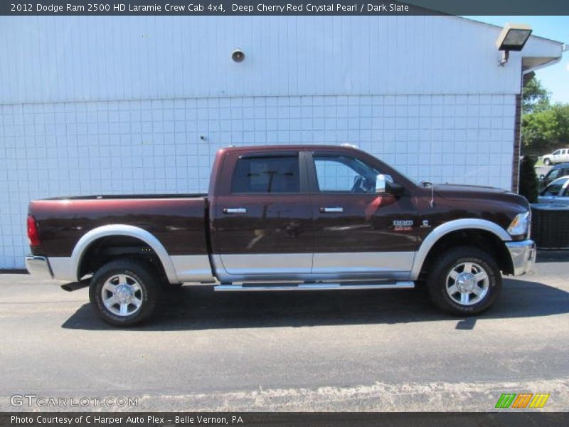 Deep Cherry Red Crystal Pearl / Dark Slate 2012 Dodge Ram 2500 HD Laramie Crew Cab 4x4