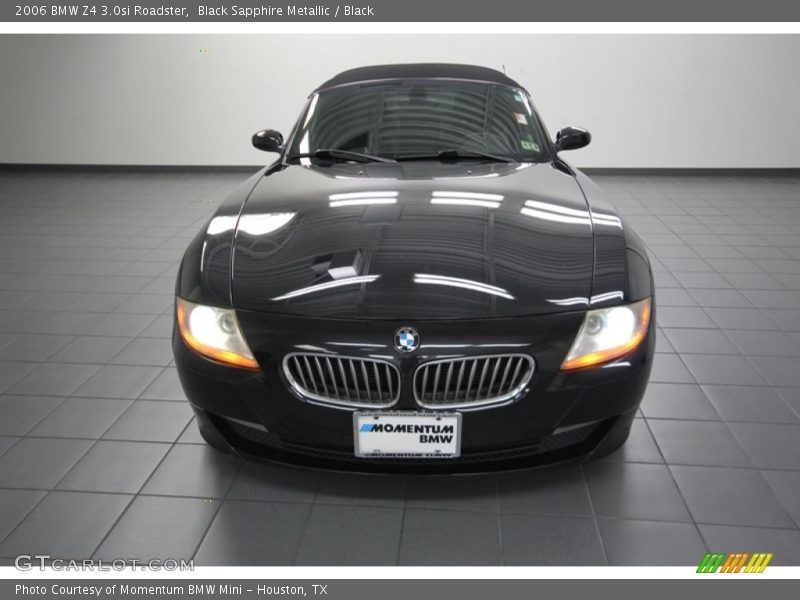 Black Sapphire Metallic / Black 2006 BMW Z4 3.0si Roadster