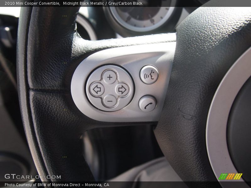 Midnight Black Metallic / Grey/Carbon Black 2010 Mini Cooper Convertible