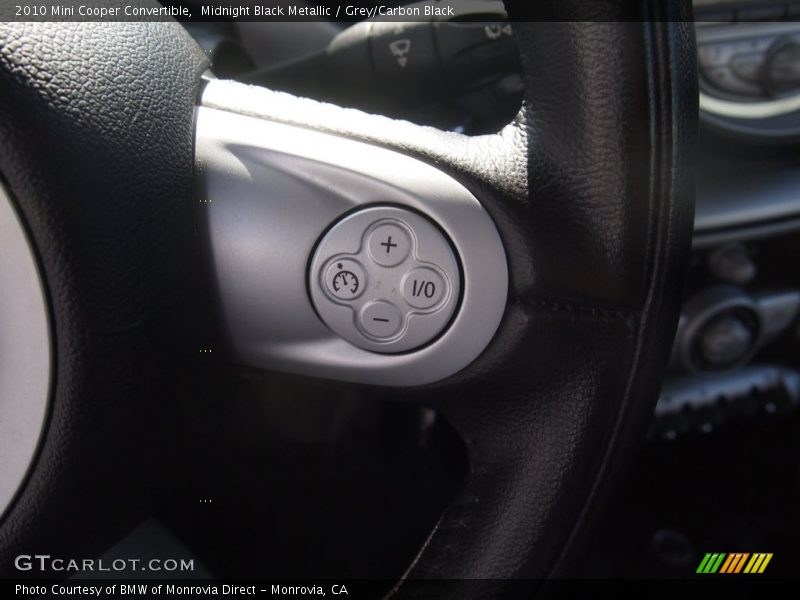 Midnight Black Metallic / Grey/Carbon Black 2010 Mini Cooper Convertible