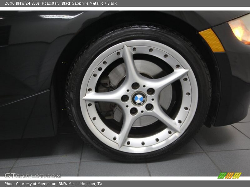 Black Sapphire Metallic / Black 2006 BMW Z4 3.0si Roadster