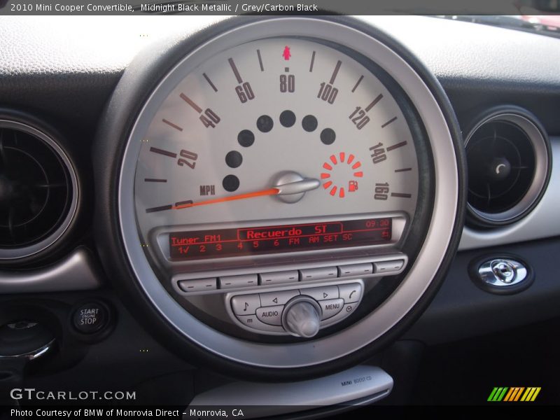 Midnight Black Metallic / Grey/Carbon Black 2010 Mini Cooper Convertible